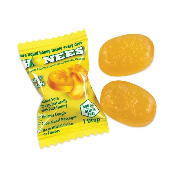 Honees Cough Drops, HoneyLemon, 20 per Bag, 6PK 404 Zoro